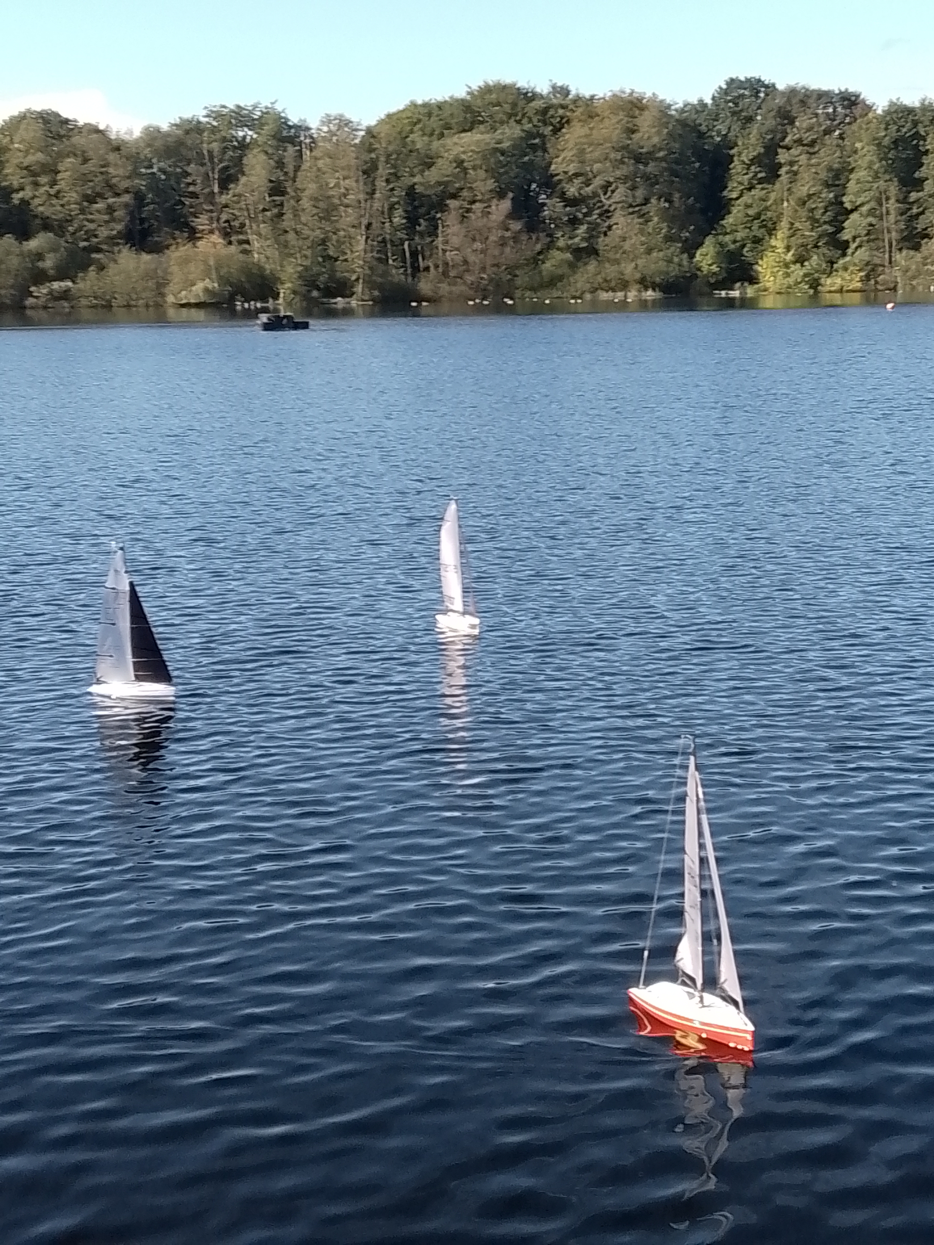 Vor dem Start.