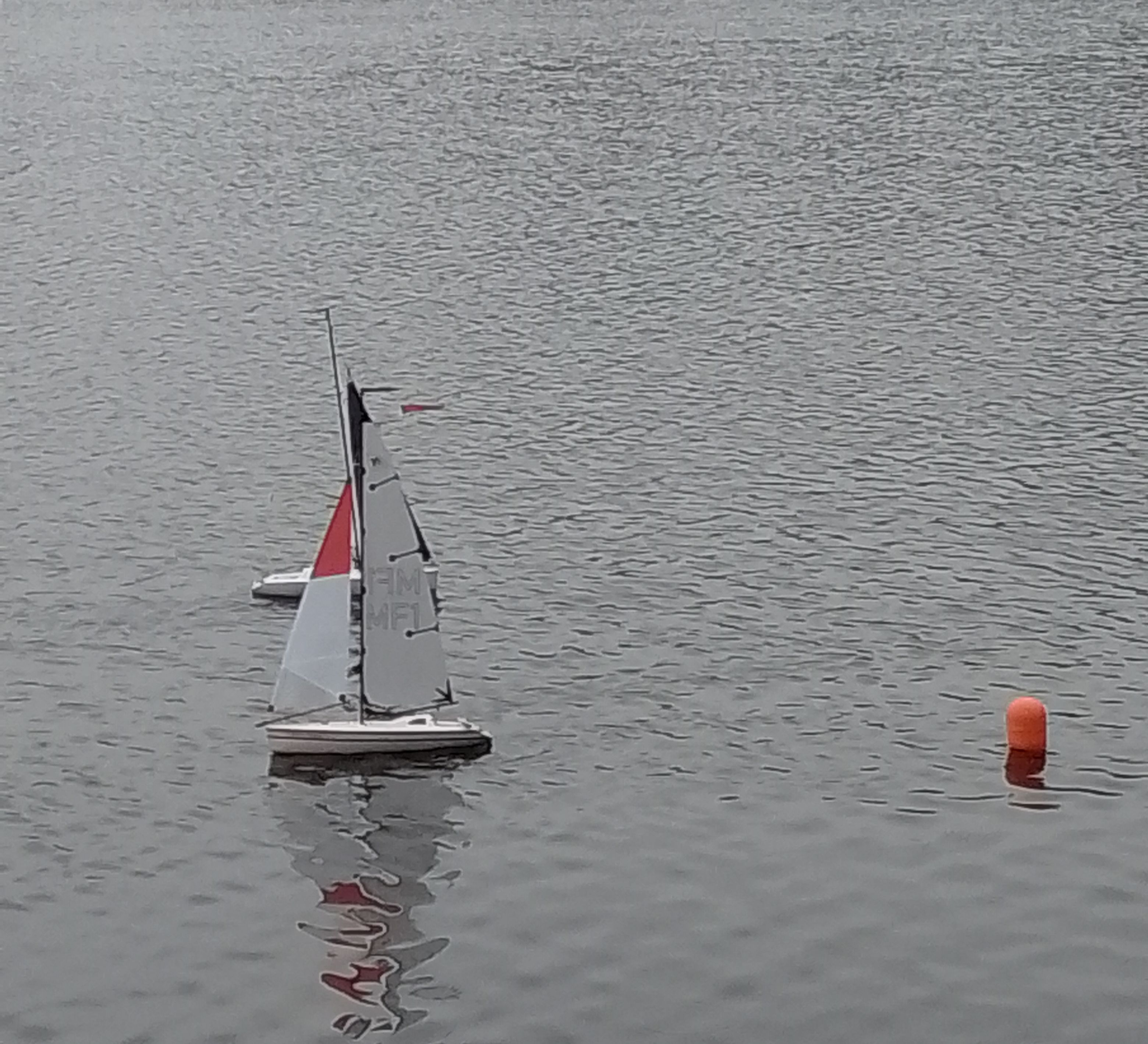 Testsegeln, weil ging nur vor der Wettfahrt, Fotos schießen.